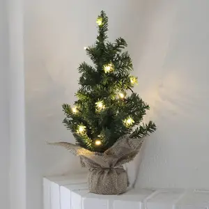 Star Trading Best Season Sapin de Noël LED en plastique vert 45 cm pas cher