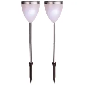 STAR TRADING Set de 2 lampes solaires LED décoratives JannikVendu parluminaire