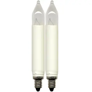 STAR TRADING Ampoule de rechange E10 3W 34V, paquet de 2, 12 cm, Ø 2cm