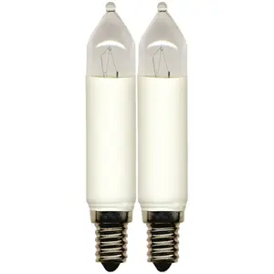 STAR TRADING Ampoule de rechange E14 7W 14V en lot de 2Vendu parluminaire