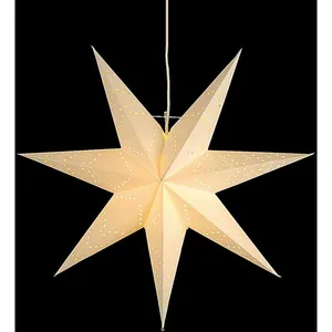 Comparateur de prix : Stern Sensy Star Papier zum hängen incl. Kabel ohne Leuchtmittel