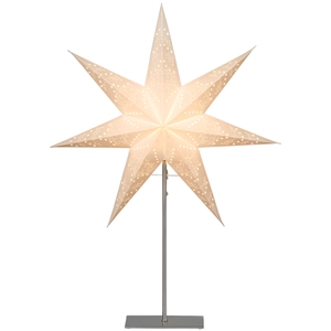 STAR TRADING Étoile sur pied Sensy, hauteur 78 cm, blancheVendu parluminaire
