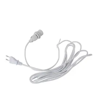 STAR TRADING Douille E14 Lacy avec câble, blancVendu parluminaire