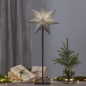 Star Étoile en plastique Gris/blanc/noir