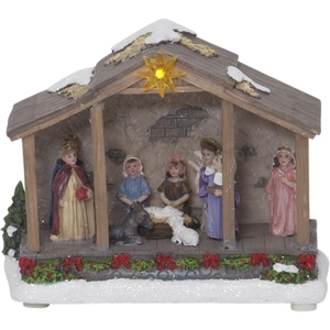 STAR TRADING Lampe décorative LED Nativity, pile, 19 cmVendu parluminaire