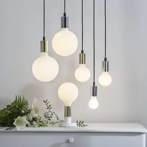 STAR TRADING Ampoule goutte LED E14 2 700 K opale Ra90 4,7 W pas cher