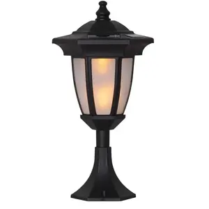 Comparateur de prix : STAR TRADING Lampe solaire LED Flame, 4 en 1, noir