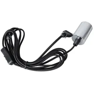 STAR TRADING Douille E27 Stil avec câble, argentéVendu parluminaire