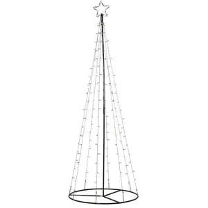 Trendy verlichte buiten kerstboom - 210cm pas cher