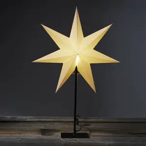 Comparateur de prix : STAR TRADING Étoile sur pied Frozen, 7 branches, noire/blanche