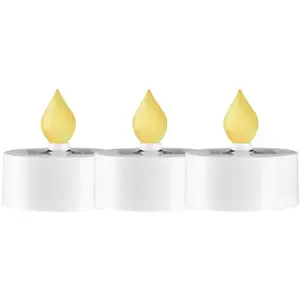 WERKA PRO Flamant Rose Solaire Avec 3 LED Blanches, Éclairage