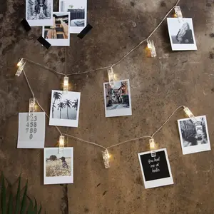 STAR TRADING Guirlande photo LED Clippy à piles avec minuteurVendu parluminaire