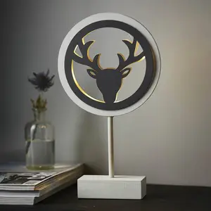 STAR TRADING Lampe à poser déco LED WoodworksVendu parluminaire