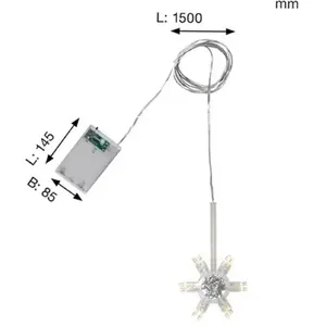STAR TRADING Guirlande lumineuse LED Lighty anneau lumineux pour étoil...