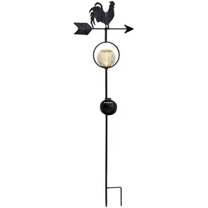 Comparateur de prix : STAR TRADING Lampe solaire LED Windy, montre le sens du vent