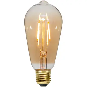 STAR TRADING Ampoule LED à filament E27 0,75W 2000K verre ambré pas cher