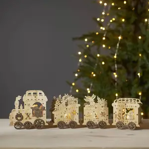 Comparateur de prix : STAR TRADING Lampe décorative LED Yuletide, train de Noël