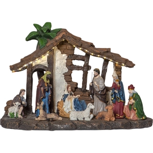 STAR TRADING Lampe décorative LED Nativity, pile, 37 cm pas cher