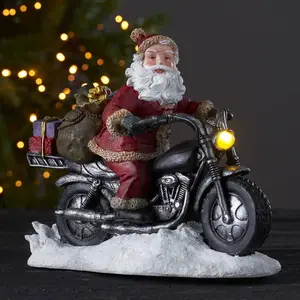 STAR TRADING Lampe décorative LED Merryville, Père Noël à motoVendu parluminaire