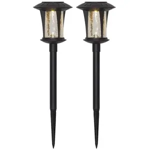 STAR TRADING Lampes solaires LED Monaco en lot de 2Vendu parluminaire