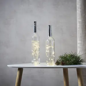 STAR TRADING Guirlande lumineuse Dew Drops 200cm batterie