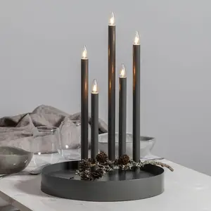 Star Trading - Chandelier 'deco' Avec Plateau, 5 Lumières, Anthracite pas cher