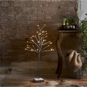 STAR TRADING Arbre décoratif LED Snowfrost Tree IP20 hauteur 90cmVendu parluminaire