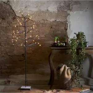 STAR TRADING Arbre décoratif LED Snowfrost Tree IP20 hauteur 150cm pas cher
