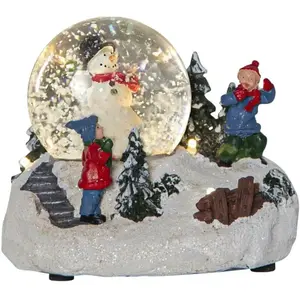 Décor LED Star Trading 'Winterville' avec boule à neige et motif de No...Vendu paramazon
