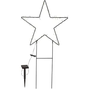 Star Trading - clairage extérieur led Barlumi, étoile, noir, piquet de...Vendu paramazon