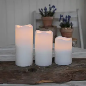 STAR TRADING Set de 3 bougies LED pour l’extérieurVendu parluminaire