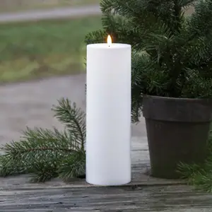Comparateur de prix : Star Trading - Bougie bloc led Flame Rak, 32,5 cm