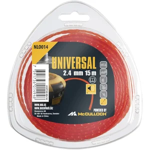 Comparateur de prix : Universal Fil nylon rond de débroussailleuse NLO014 2,4mm x 15 m Anti-Bruit TU