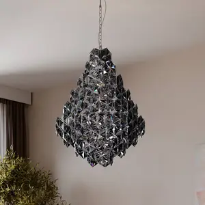 By Rydéns Monarque Grande suspension chromée/noire
