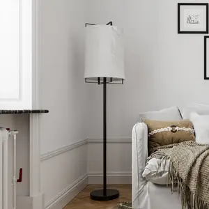 Comparateur de prix : By Rydéns Softy lampe sur pied abat-jour en lin