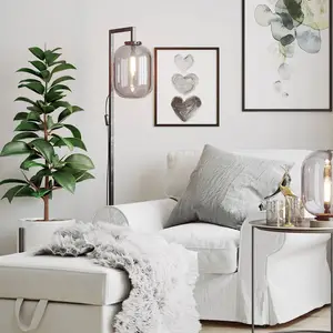 Comparateur de prix : Lampadaire By Rydéns Leola - smoke grey - 35,5x150x28 cm