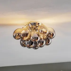 Comparateur de prix : Lampe plafonnier By Rydéns Gross Ø30 - smoke grey - 20 cm