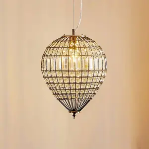 Comparateur de prix : By Rydéns Amadeus suspension, antique, décor verre