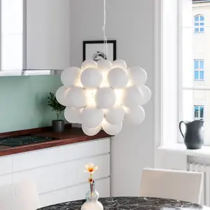 Comparateur de prix : By Rydéns Gross suspension verre, 50 cm, blanc mat