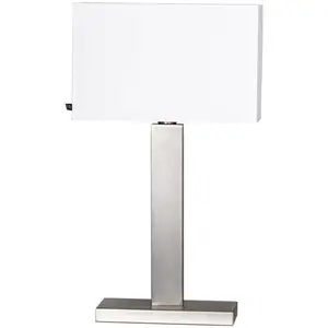 By Rydéns Prime lampe de table hauteur 69cm nickel/blanc pas cher