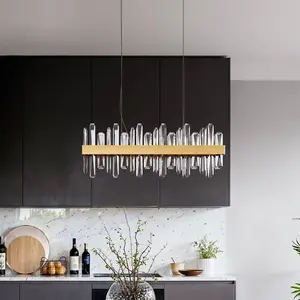 By Rydéns Suspension LED Triumph Bar de By Rydens, 80 cm, laiton, tran...