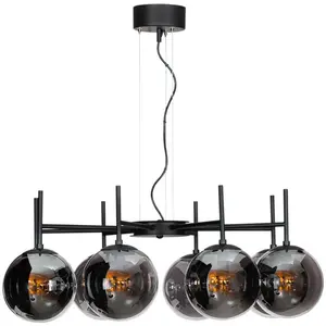 By Rydéns Boyle suspension, à huit lampes