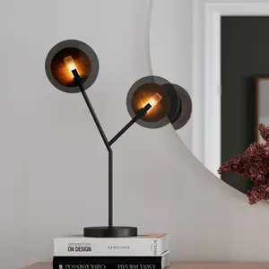 Comparateur de prix : By Rydéns Turno lampe à poser, noire, à 2 lampes