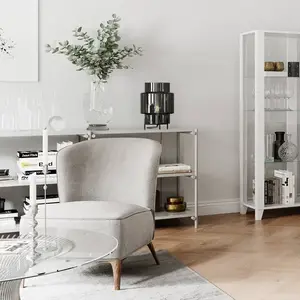 By Rydéns Ebbot lampe à poser, gris fumé, Ø 26,5 cm pas cher