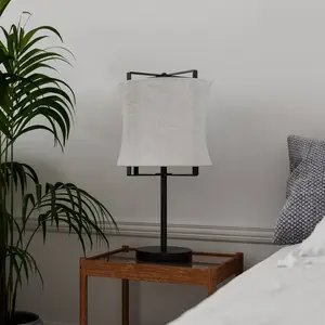Comparateur de prix : By Rydéns Softy lampe à poser abat-jour en lin