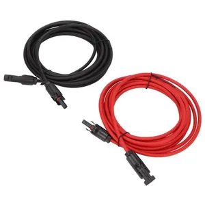 Zerone Fil de panneau solaire 1 paire de fils de panneau solaire 12AWG avec connecteur câble d'extension adaptateur solaire pourVendu parcdiscount