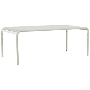 ebuy24 Borneo table de jardin beige. pas cher