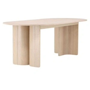 Comparateur de prix : GENERIQUE Vind - Table de repas 110 x 120 cm Tyresö bois blanchi