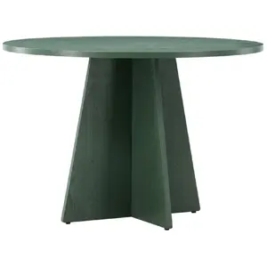 Drawer Table à manger ronde bootcut 110cm vert pas cher