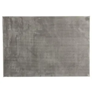 Comparateur de prix : Tapis design uni blanca 160x230cm gris clair